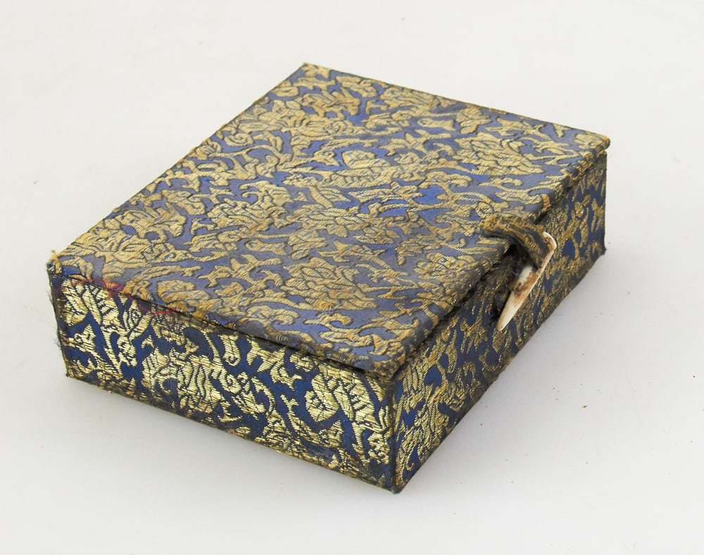 Chinese Blue and White Brush Washer: Chinese blue and white brush washer, 4". Provenance: Piscataway, New Jersey collection.