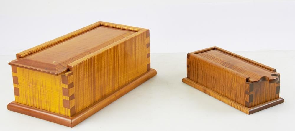 Tom Biesecker Tiger Maple Candle Boxes (1 of 11)
