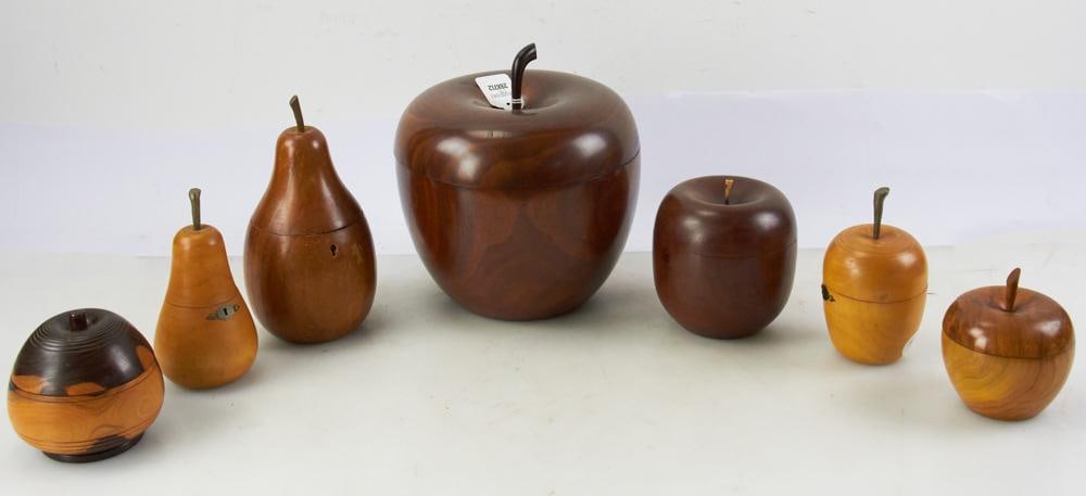19thC Style Apple and Pear Caddies (1 of 13)