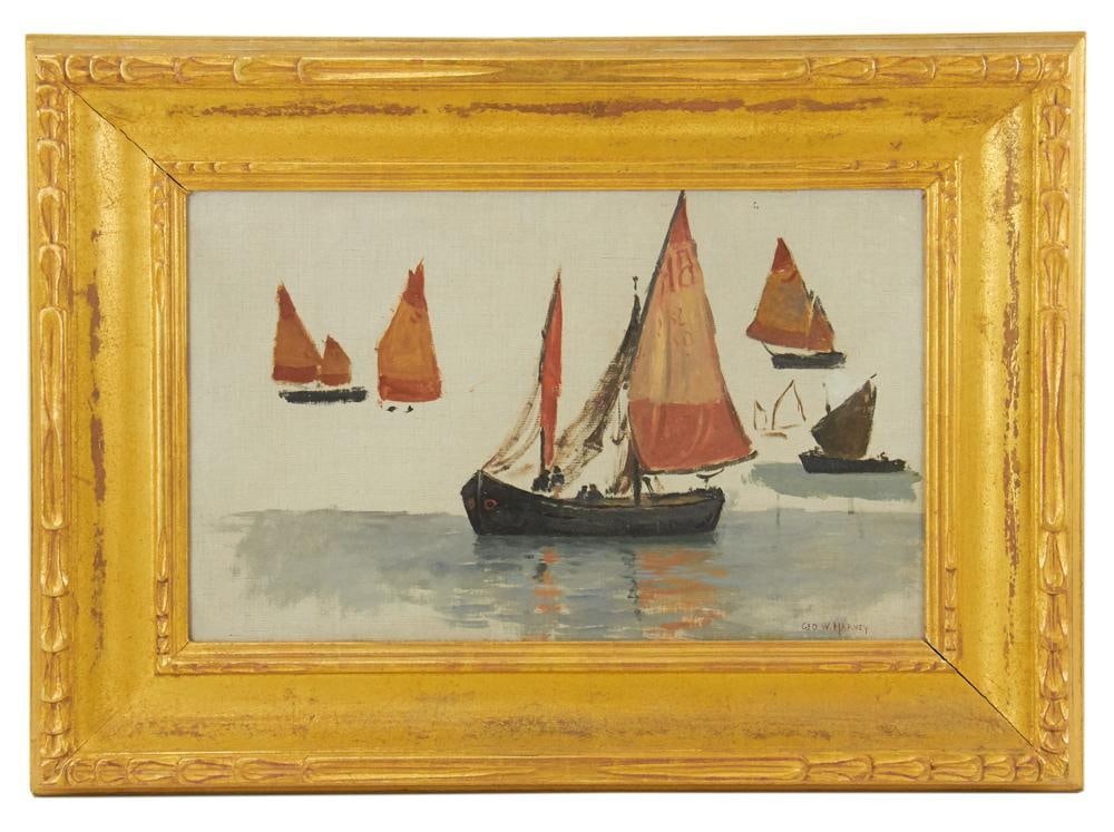 George Wainwright Harvey, "Studies of Fish Boats" (1 of 9)