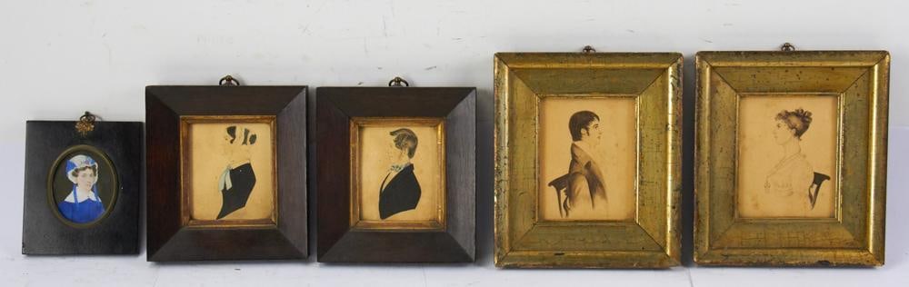 19thC Watercolors, Painted Portrait (1 of 1)