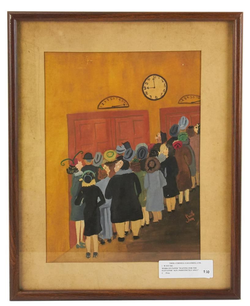 Waiting for the Elevator, Print (1 of 9)