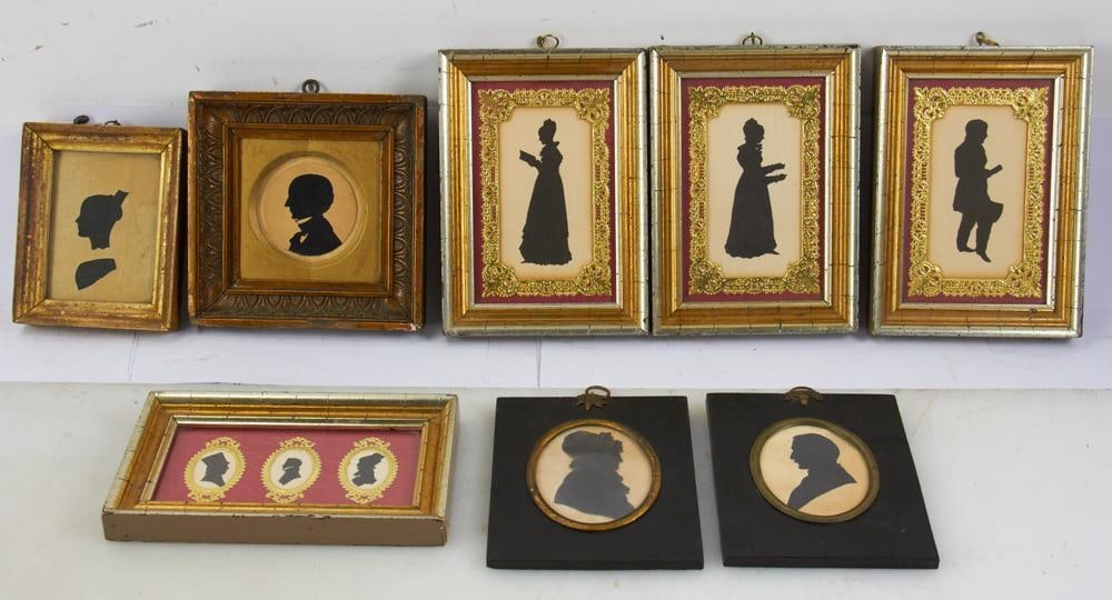 Group of 19thC and Vintage Silhouettes (1 of 1)