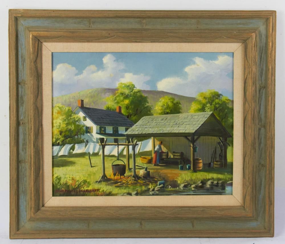 Edna Palmer Engelhardt, Spring Day on the Farm (1 of 1)