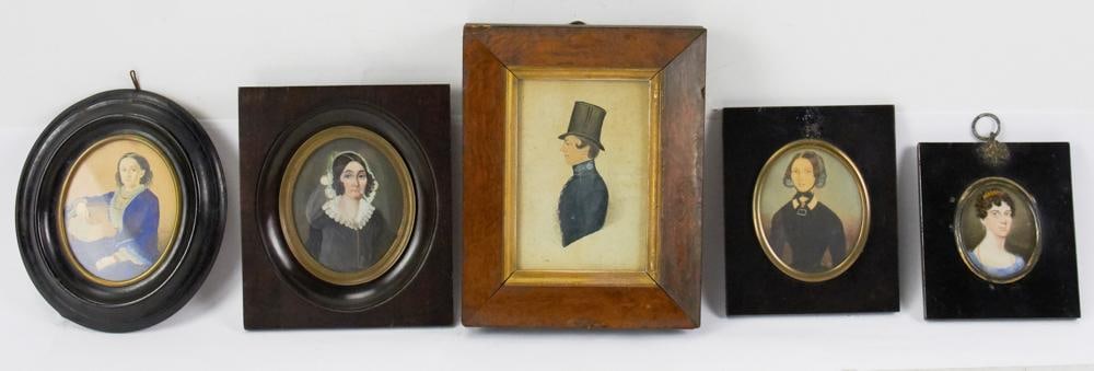 Collection of Framed Hand-Painted Portraits (1 of 11)