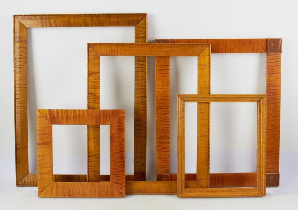 Group of Tiger Maple Frames (1 of 8)