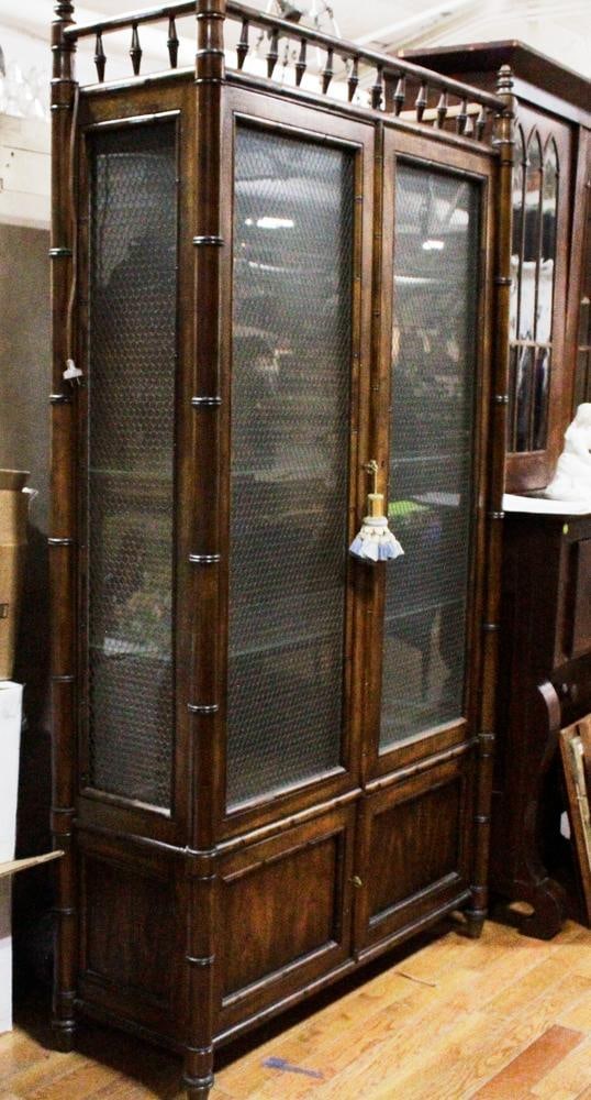 Vintage 19thC Style Goldsmith's Furniture Cupboard (1 of 6)