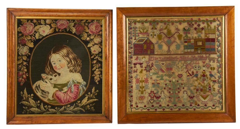 Two Framed Needlework Pieces (1 of 12)