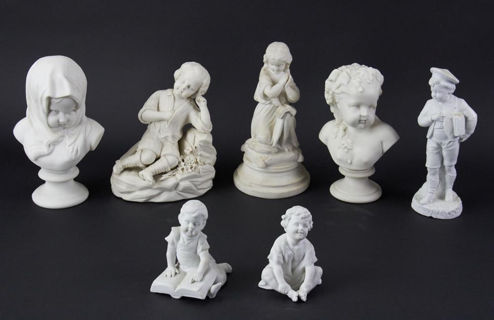 Group of Early Parian Ware Piece Depicting Children (1 of 16)