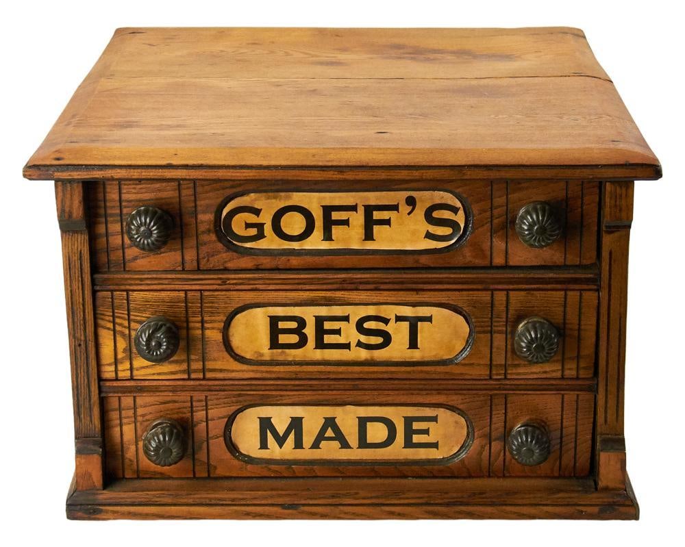 Antique Oak "Goff's Best Made" Bread Cabinet (1 of 10)