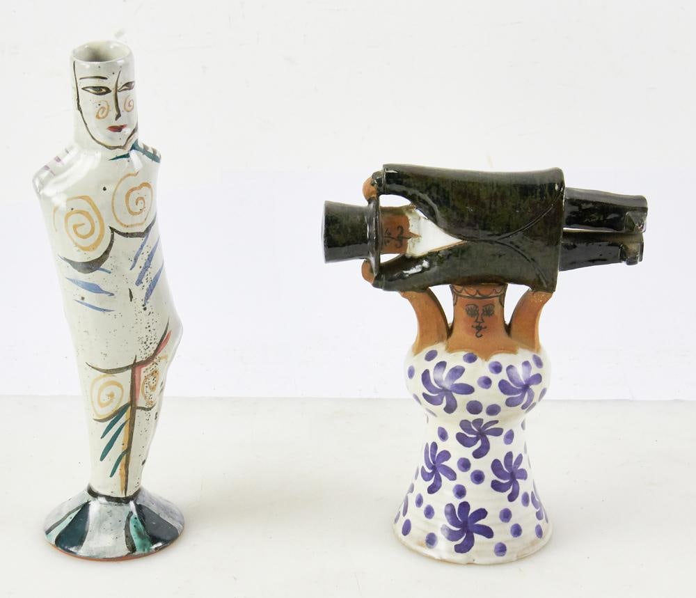 Two Figural Pieces of Studio Art Pottery (1 of 10)