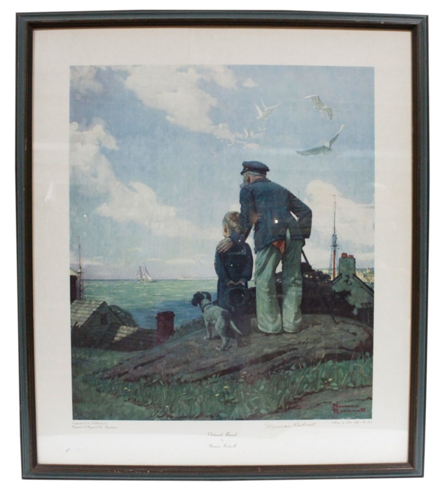 Norman Rockwell, Outward Bound, Print (1 of 6)