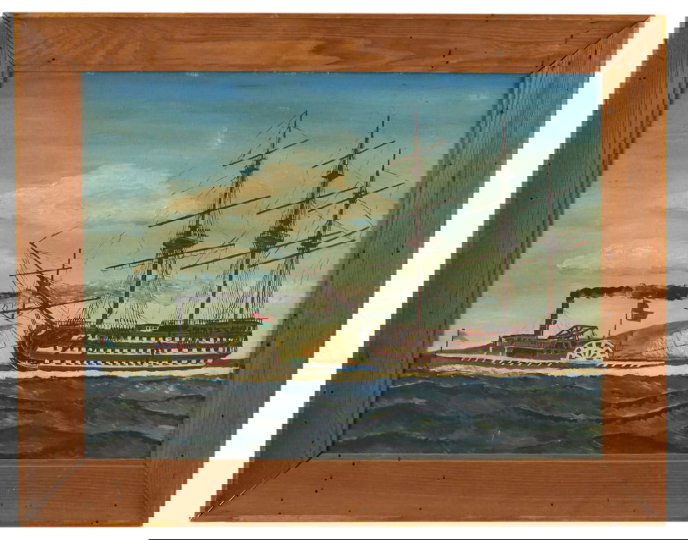 David F. Butler, H.M.S Victory Being Towed to Portsmouth (1 of 7)