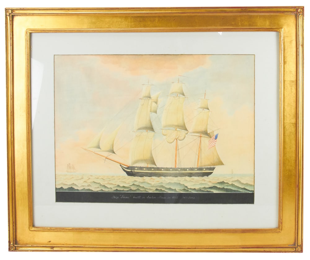 John Clifton, Schooner "Fame" Built in Salem, MA, 1802 (1 of 8)