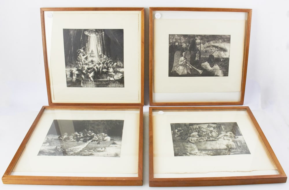 Luther Cosmo Ickes, Set of Charcoal Drawings (1 of 16)