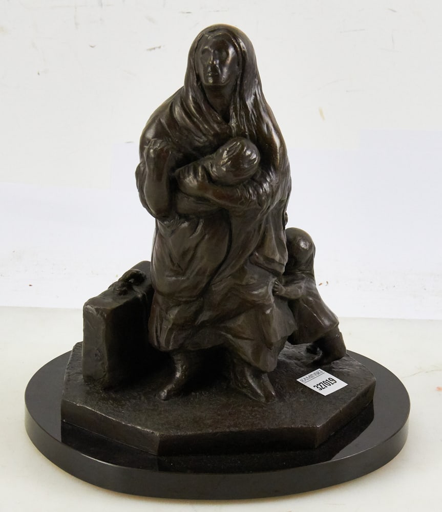Bronze Sculpture of Mother and Children (1 of 12)