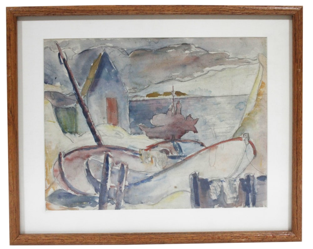 James Floyd Clymer, Abstract New England Coastal Scene (1 of 3)