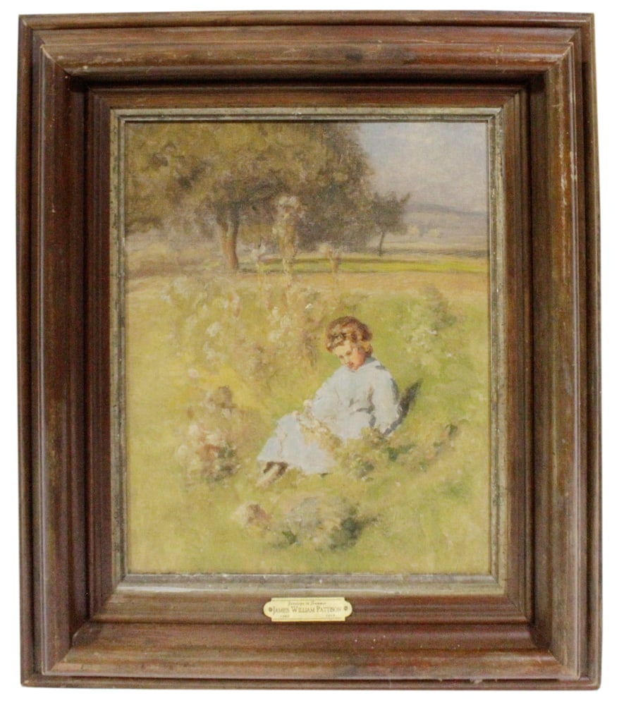 James William Patterson, "Penelope in Summer", Oil on Canvas (1 of 2)