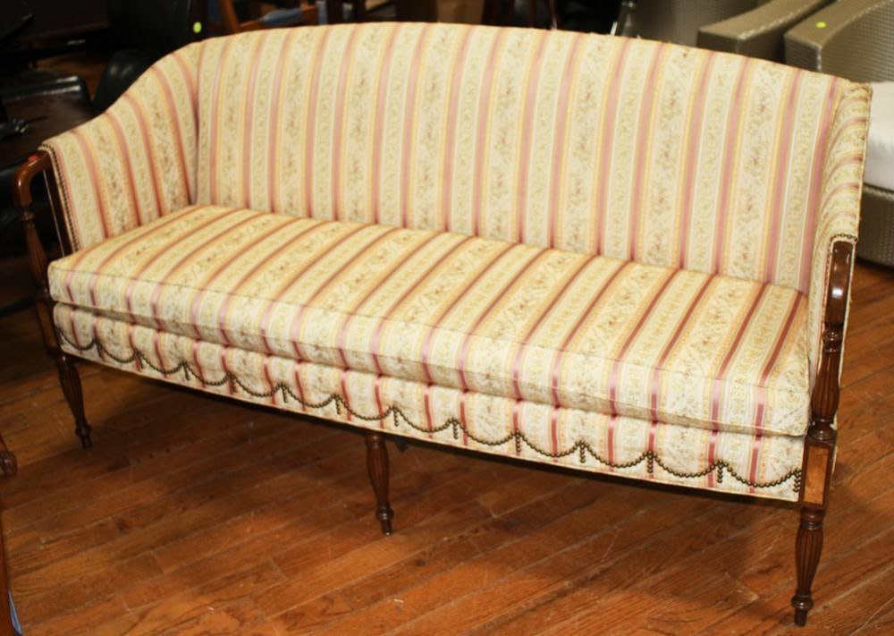 Sheraton-style Salem, MA Inlaid Mahogany Sofa (1 of 7)