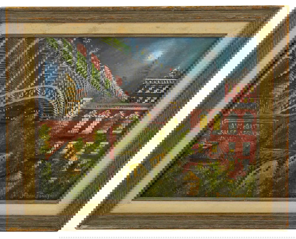 Brian Gokey, New York Bridge Rooming House, Oil on Board (1 of 9)