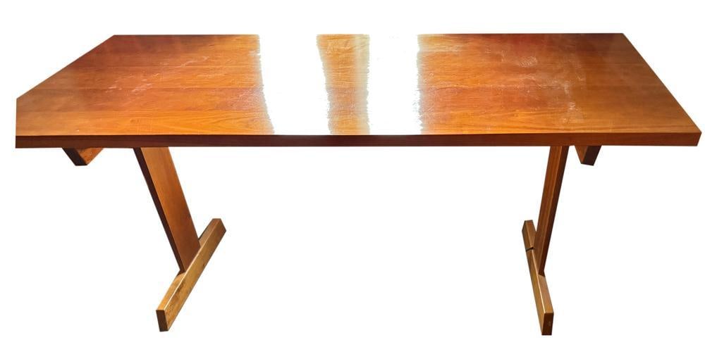 Charles Webb Cherry Wood Long Table, Desk (1 of 3)