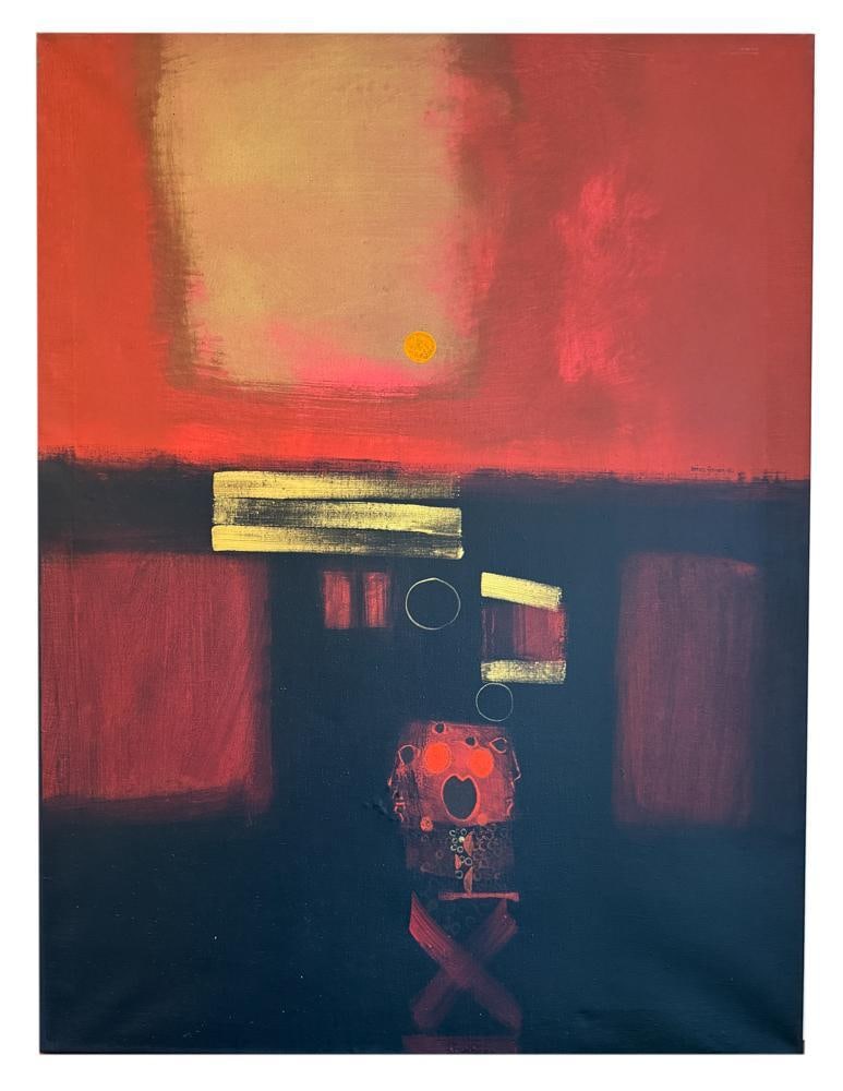 Brian Ferran, "Calatin", Abstract Oil on Canvas (1 of 5)