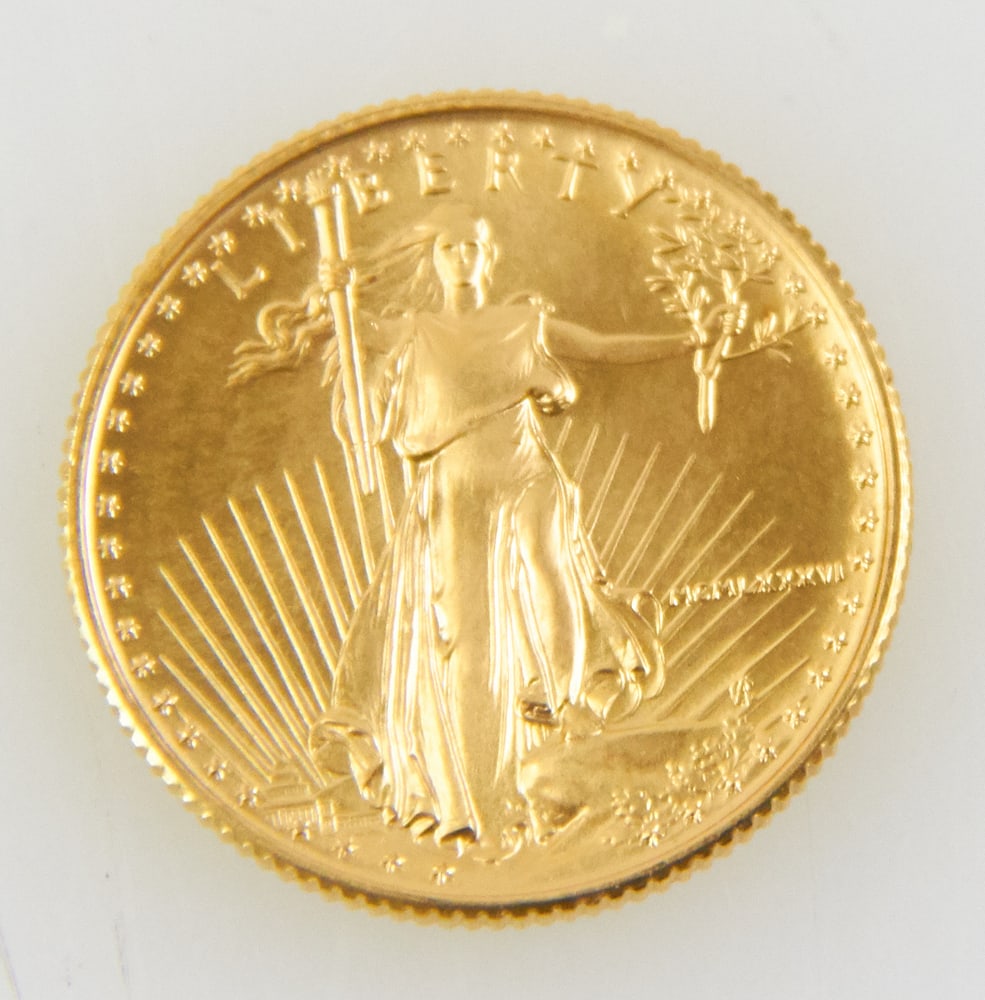 US 10-Dollar Liberty Gold Coin (1 of 5)