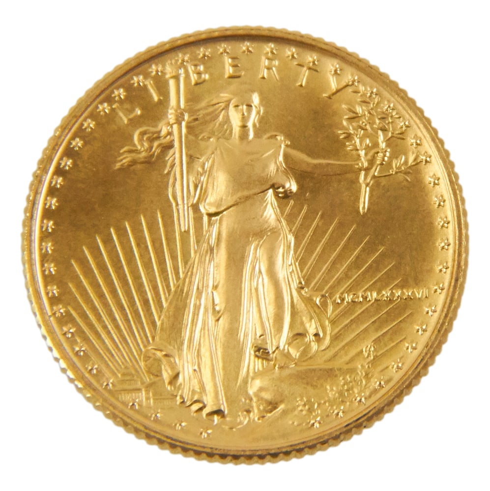 US 10-Dollar Liberty Gold Coin (1 of 6)