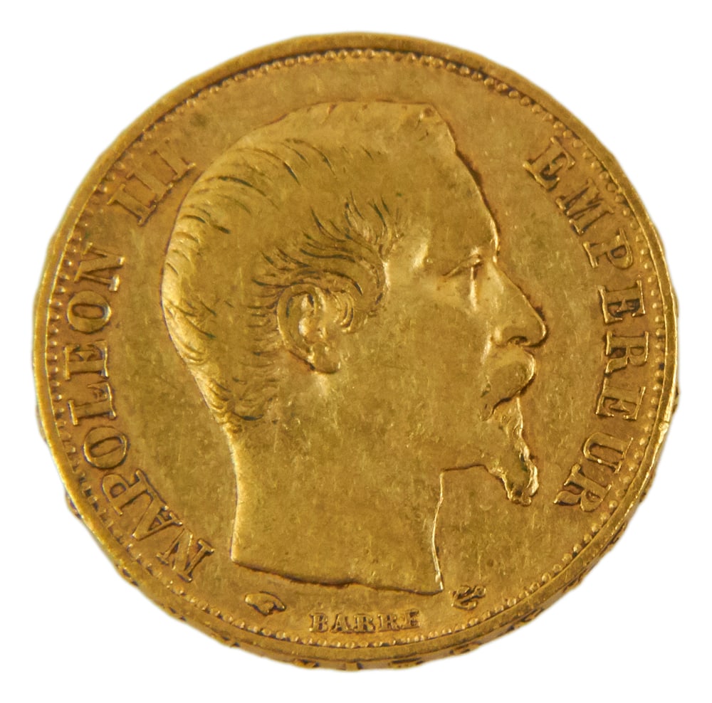1959 Napoleon III 20-Francs Gold Coin (1 of 6)