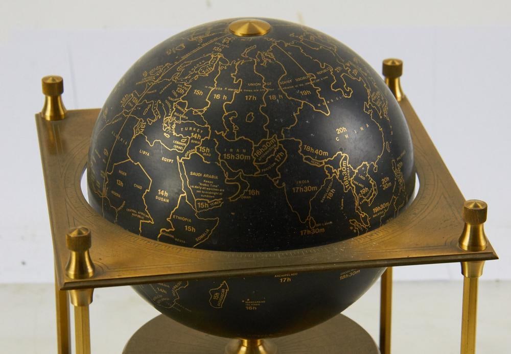 Brass Royal Geographical Globe - 2