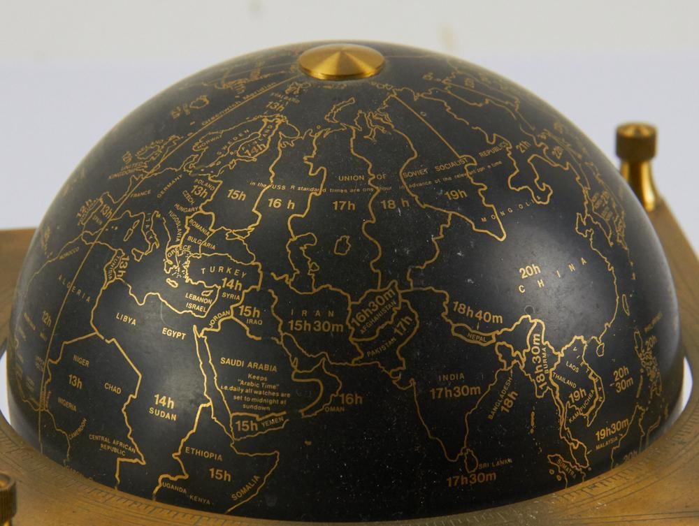 Brass Royal Geographical Globe - 3
