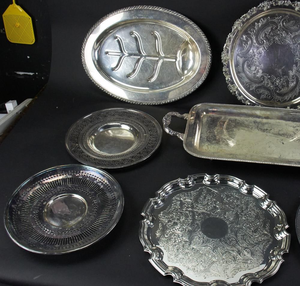 Large Silverplate Lot - 18