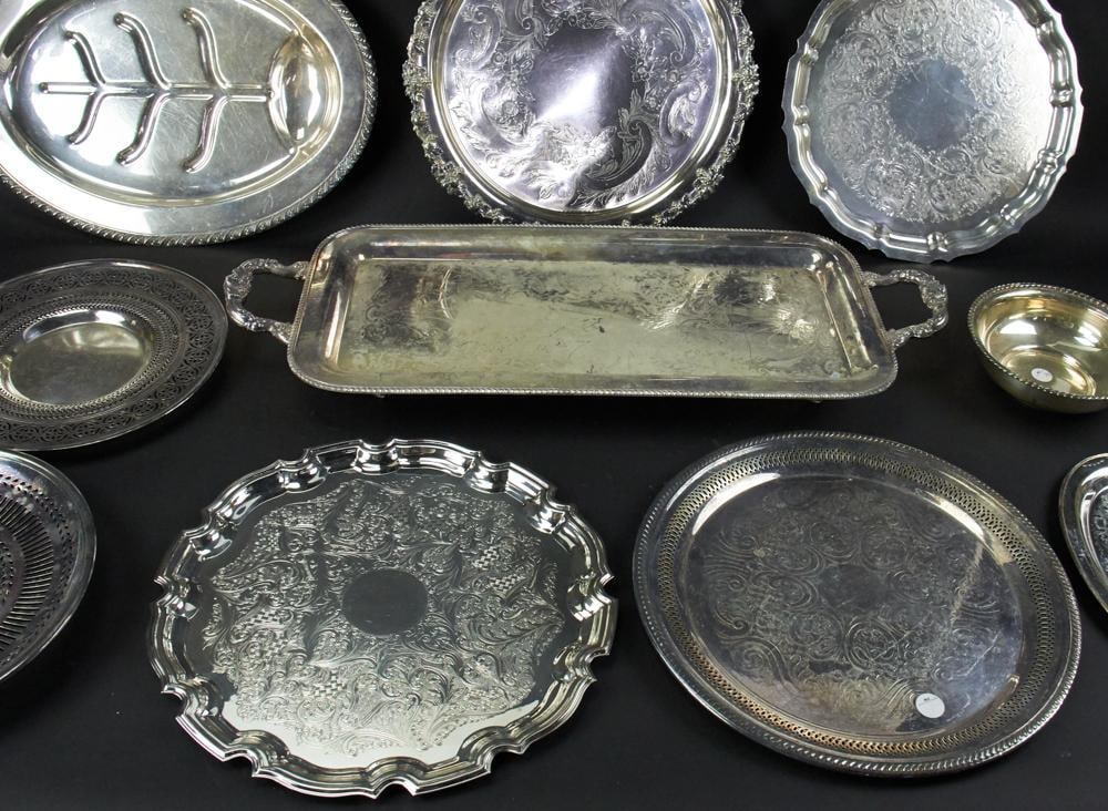 Large Silverplate Lot - 20