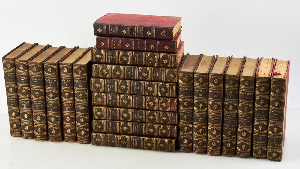 Macaulay Leather Bound Volumes (1 of 12)