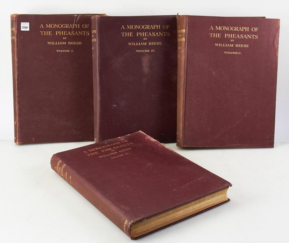 Monographs of Pheasants: Monographs of pheasants. Provenance: Palm Beach, Florida.