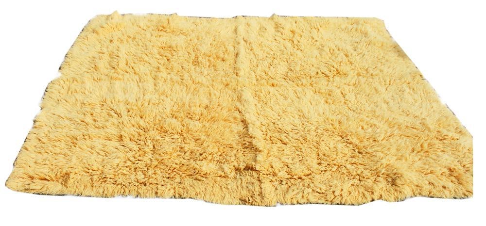 Orange Shag Rug (1 of 7)