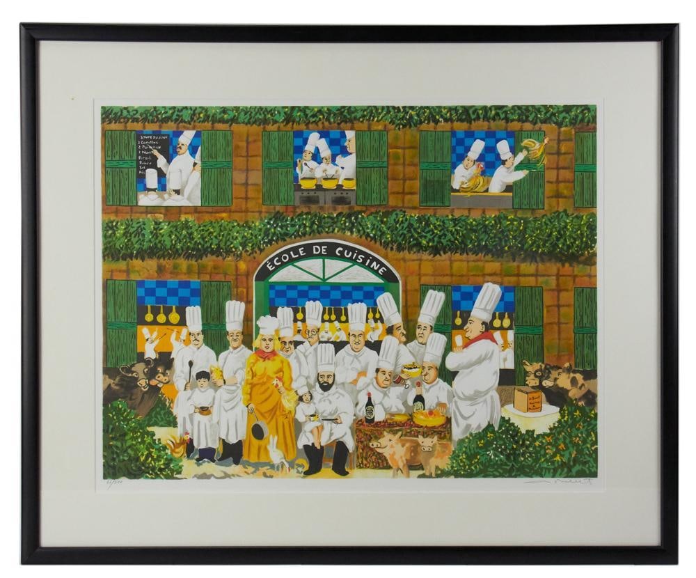 Guy Buffet, Ecole de Cuisine, Print (1 of 5)