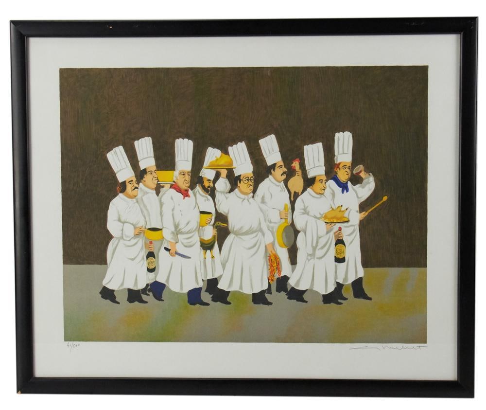 Guy Buffet, The Chefs Brigade, Print (1 of 5)