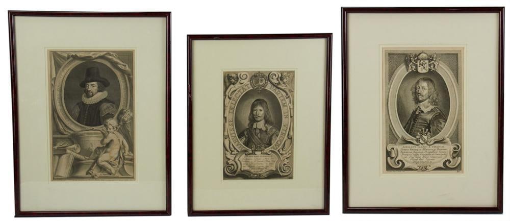 17thC Dutch Engravings, Bacon, von Stedum, d'Avaugour (1 of 18)