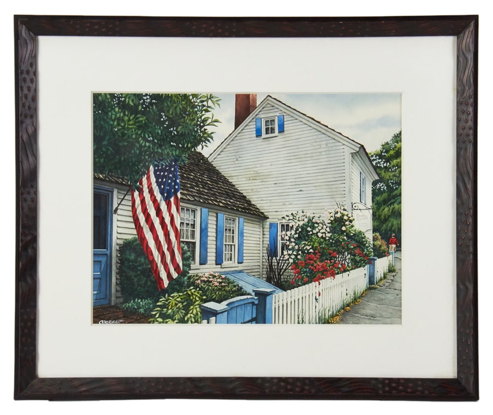 Joseph Correale, "Hannah Jumper House", Watercolor (1 of 4)