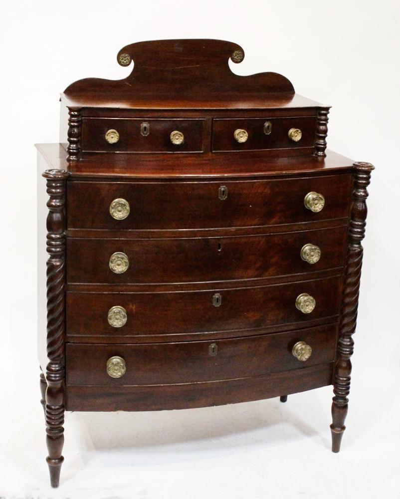 19thC Salem, MA Hepplewhite-style Chest (1 of 15)