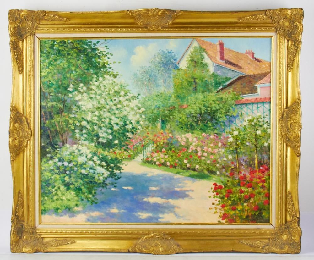Claude Cambour, Giverny and Its Light, Oil on Canvas (1 of 4)