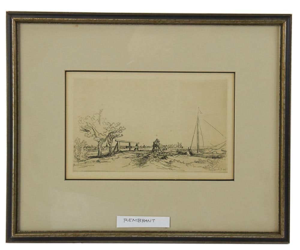 Rembrandt Etching (1 of 4)