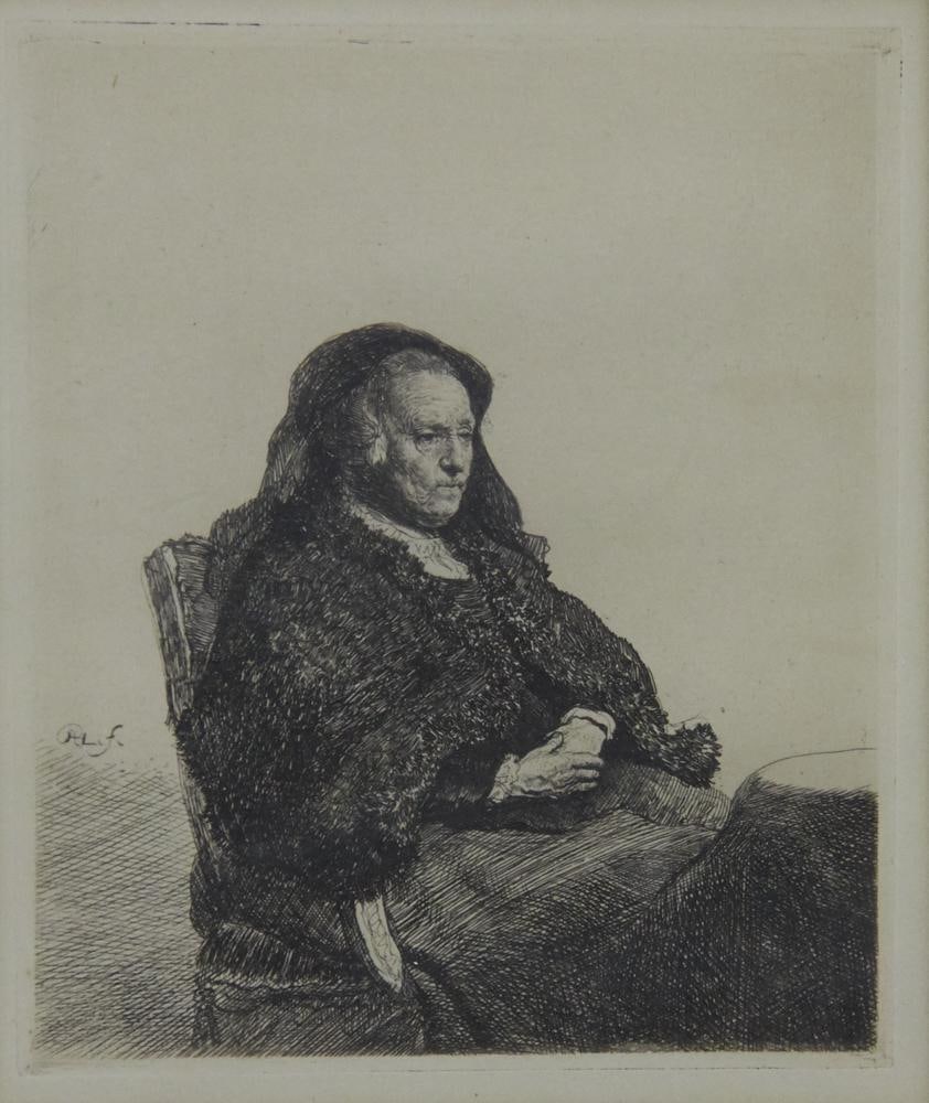 Rembrandt Etching - 2