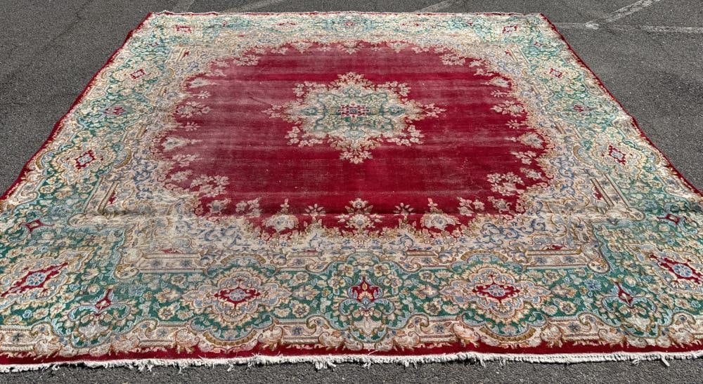 Semi-Antique Persian Kerman Rug (1 of 4)