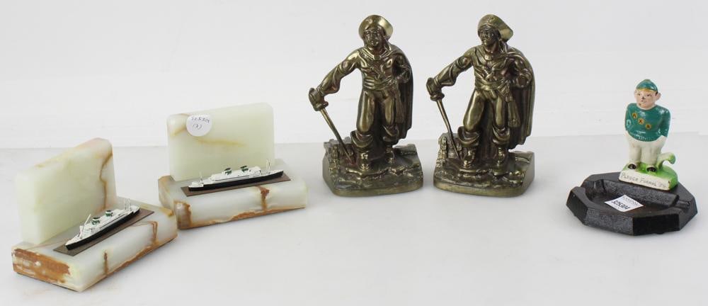 Nautical Bookends, Lambda Chi Alpha Ashtray (1 of 8)