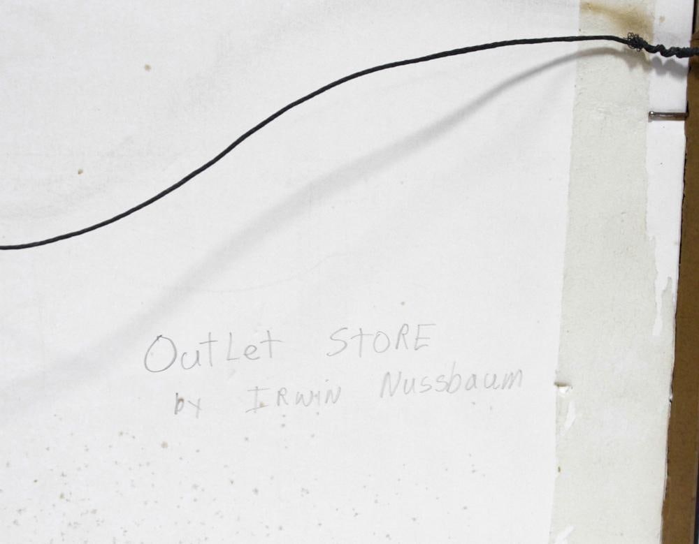 Irwin Nussbaum, "Outlet Store", Drawing - 4