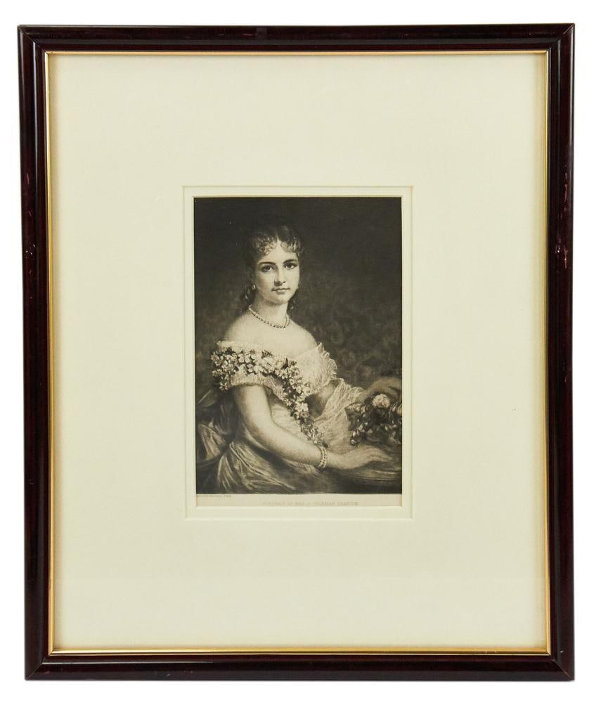 Portrait of Mrs. J. Coleman Drayton Engraving (1 of 6)