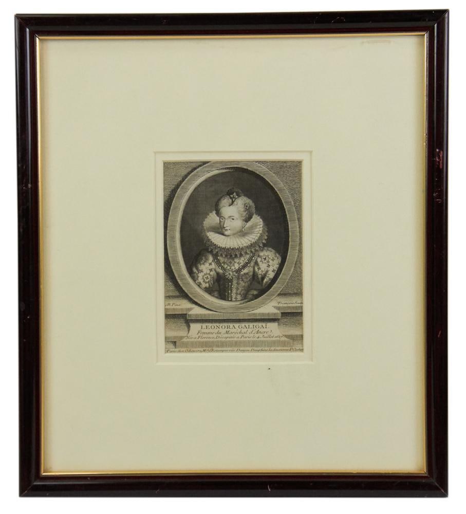 Ancre de la Pena, Leonora Galigai, Engraving (1 of 6)