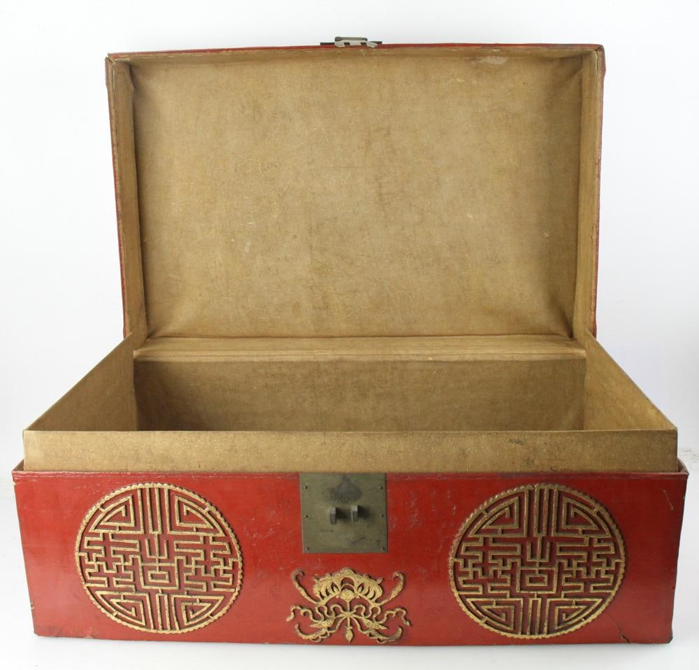 Old Chinese Red Trunk - 6